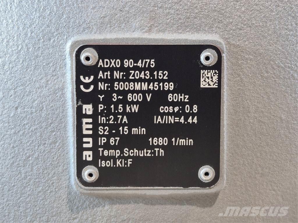  AUMA ADX0 90-4/75 Gradbeništvo - drugo