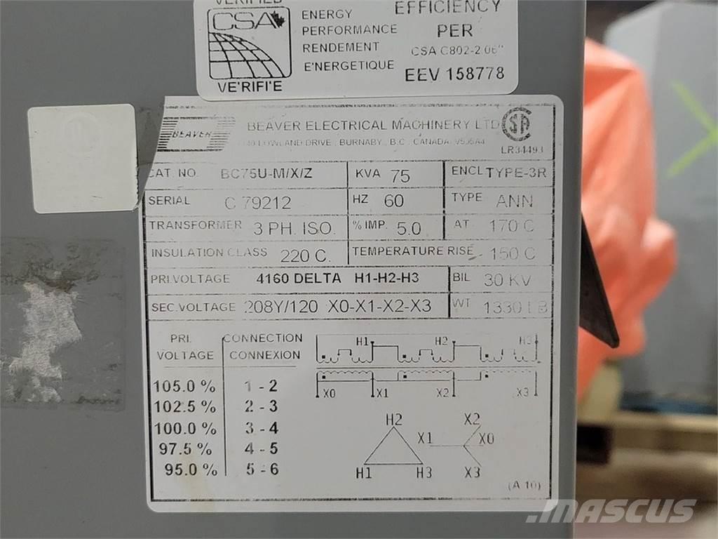 BEAVER BC75U-M/X/Z Gradbeništvo - drugo