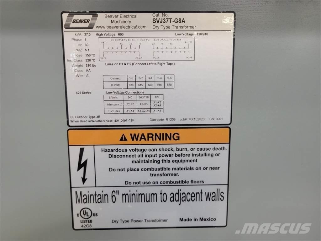  BEAVER SVJ37T-G8A Gradbeništvo - drugo