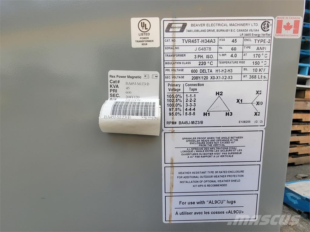  BEAVER TVR45T-H34A3 Gradbeništvo - drugo