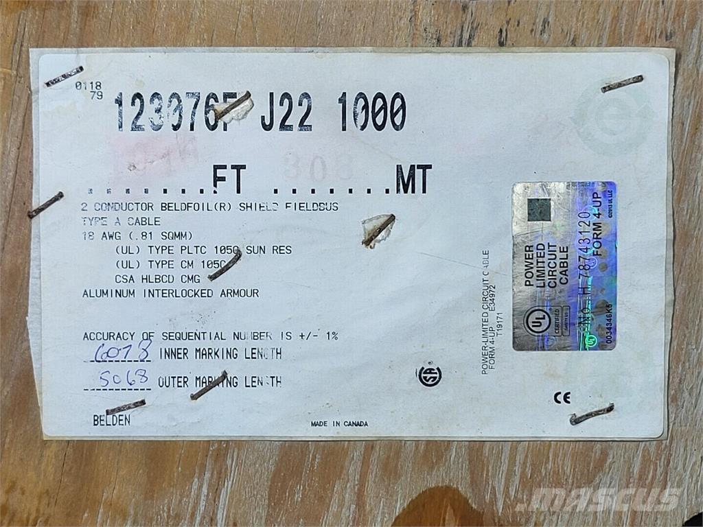  BELDEN 123076F Gradbeništvo - drugo