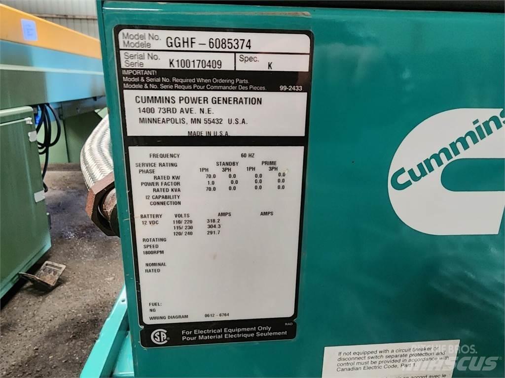 Cummins GGHF-6085374 Dizelski agregati