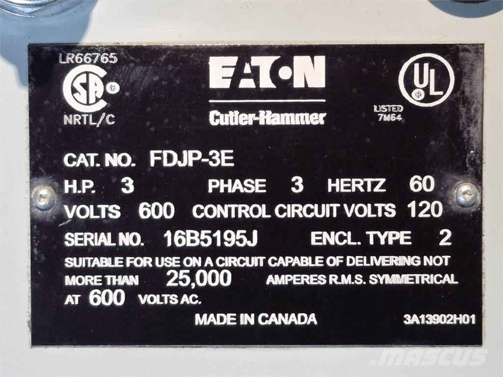  CUTLER-HAMMER FDJP-3E Gradbeništvo - drugo