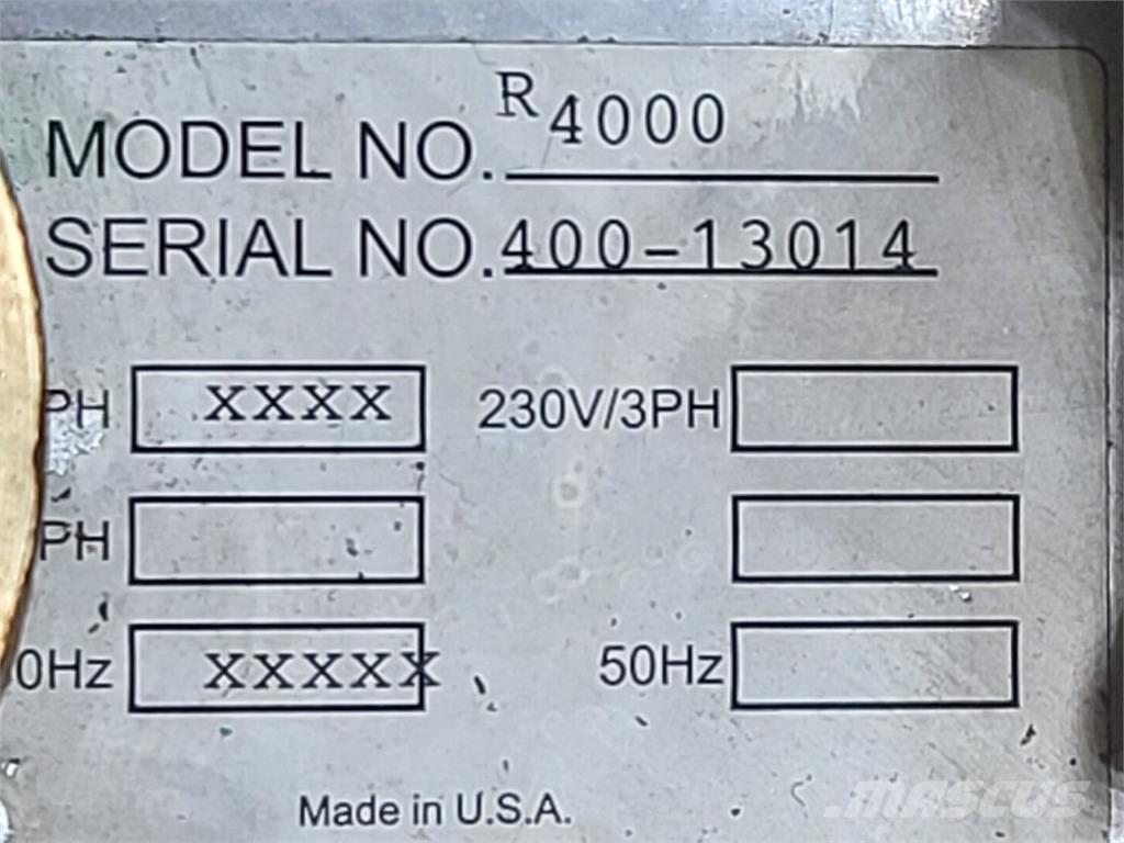  DYNAFLUX R4000 Ogrevalna in odtajevalna oprema