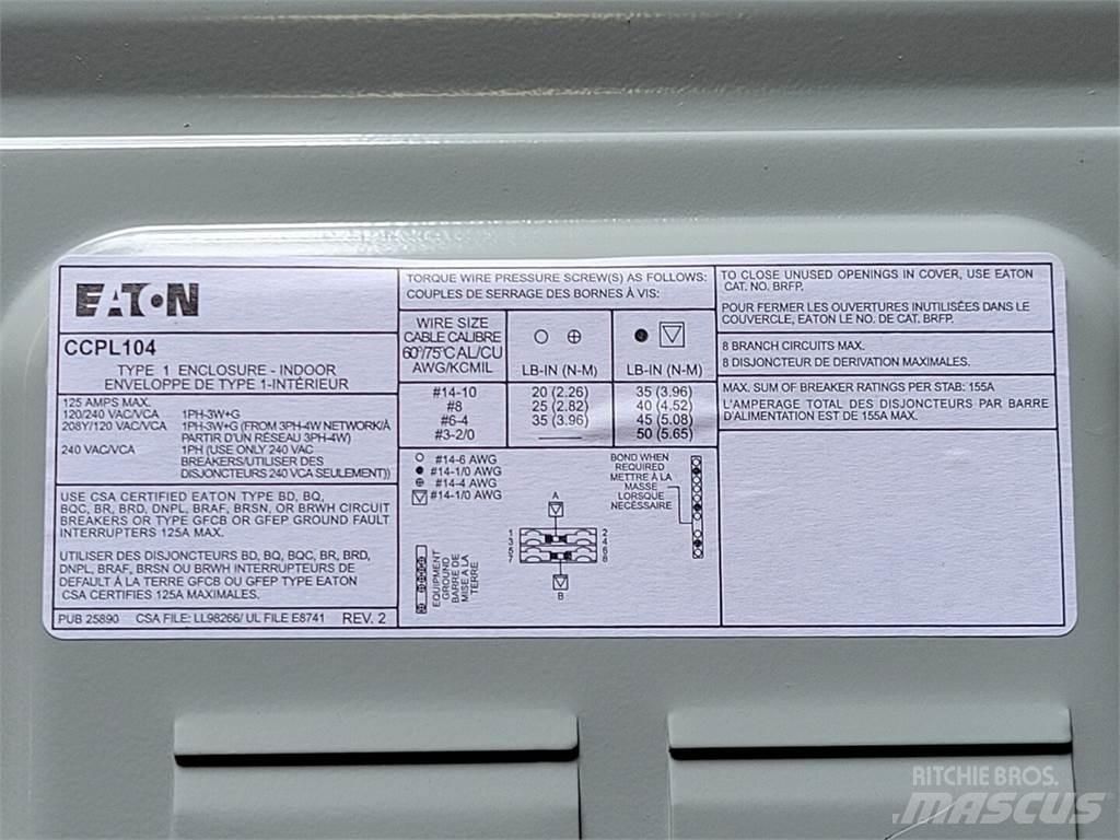 Eaton CCPL104 Drugo
