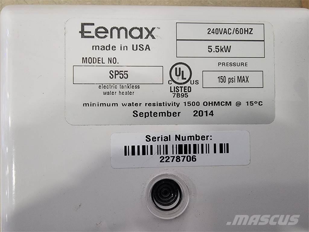  EEMAX SP55 Ogrevalna in odtajevalna oprema
