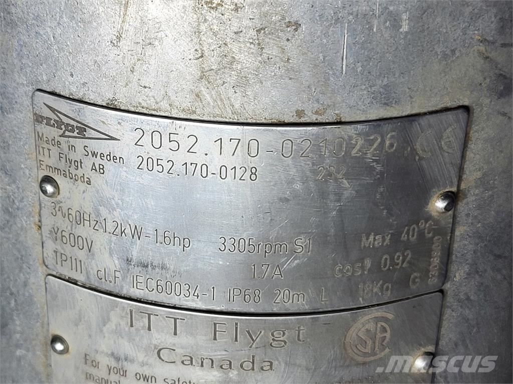 Flygt 2052.170-0128 Vodne črpalke