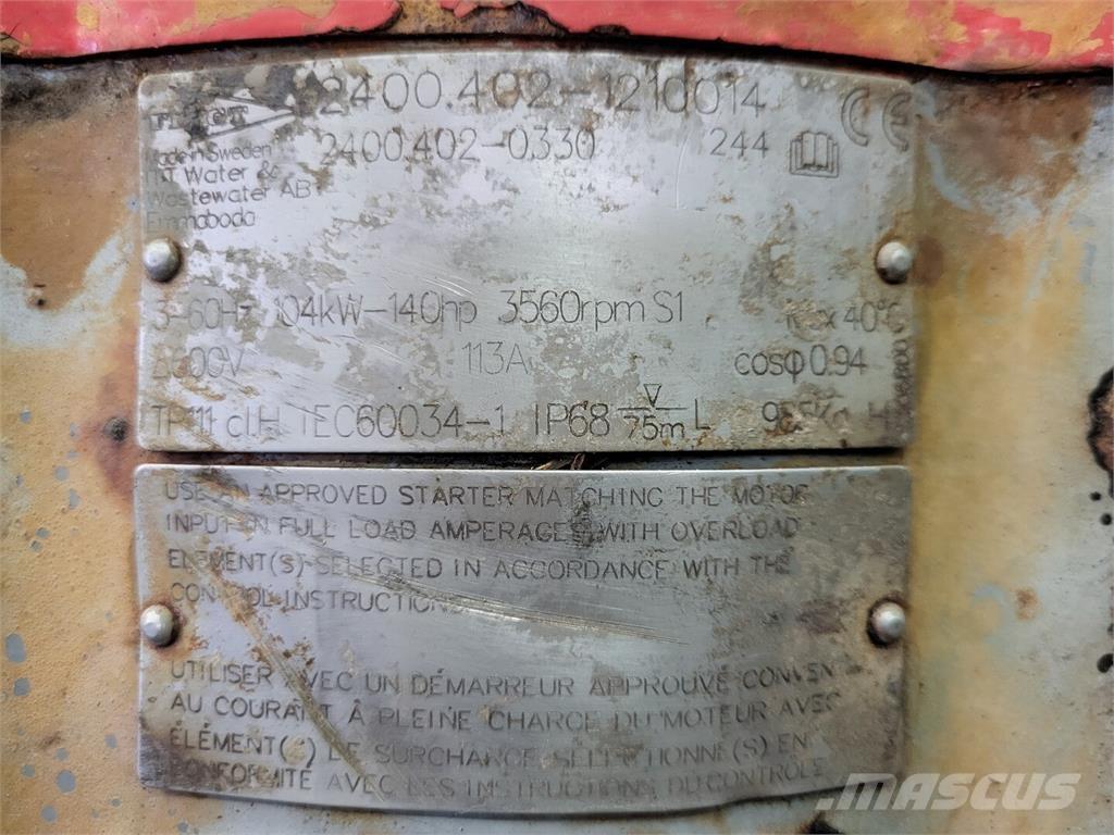 Flygt 2400.402 Vodne črpalke