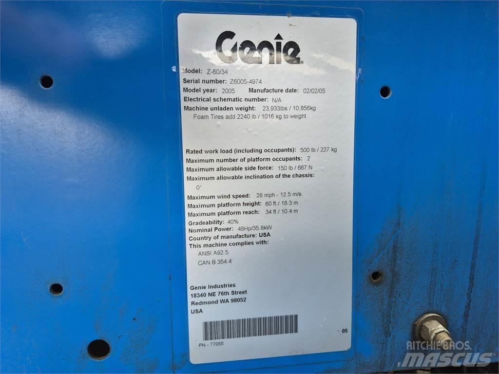 Genie Z-60/34 Zglobne dvižne ploščadi