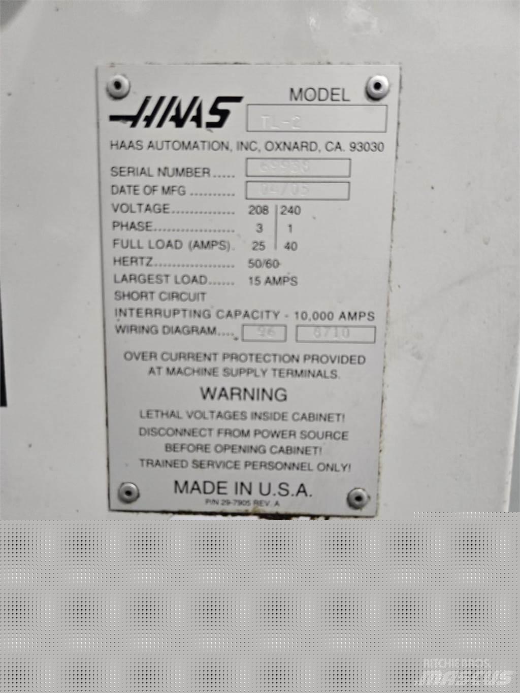 Haas TL2 Gradbeništvo - drugo