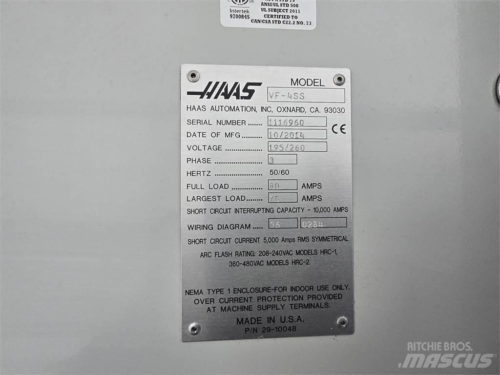 Haas VF-4SS Gradbeništvo - drugo