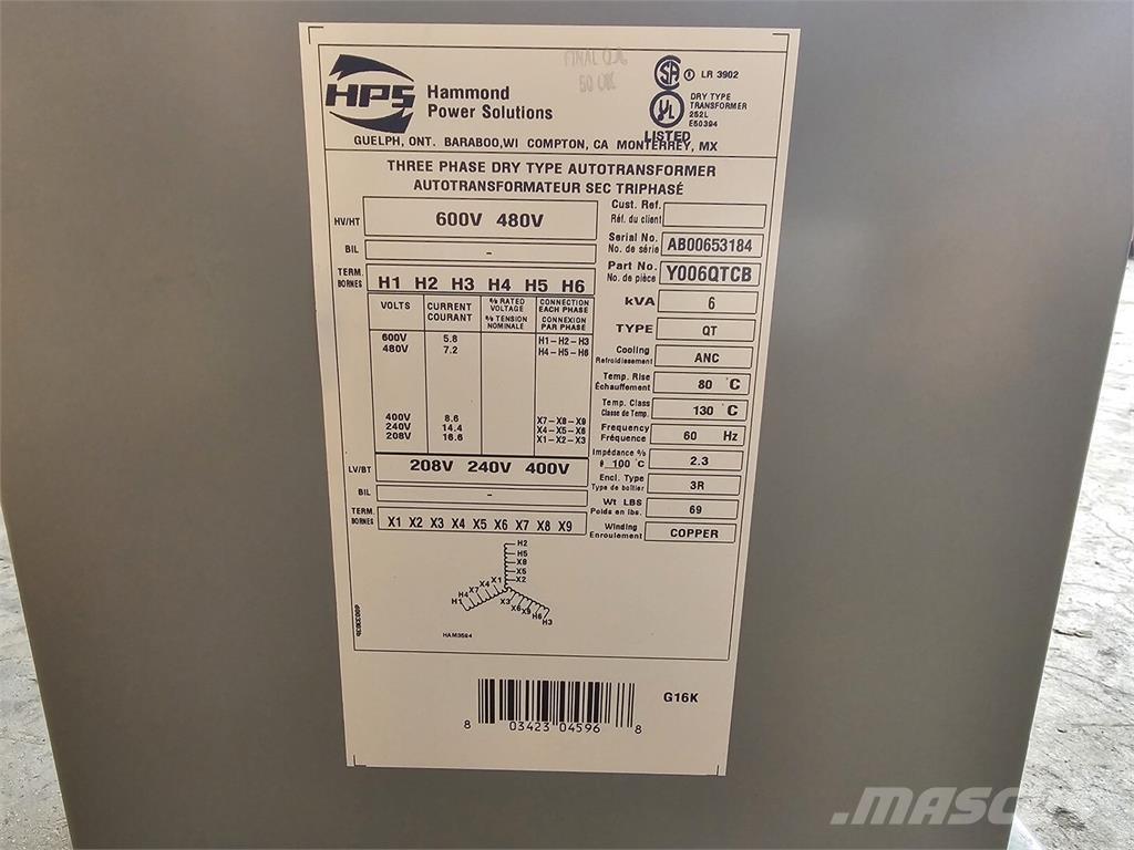  HAMMOND Y006QTCB Gradbeništvo - drugo