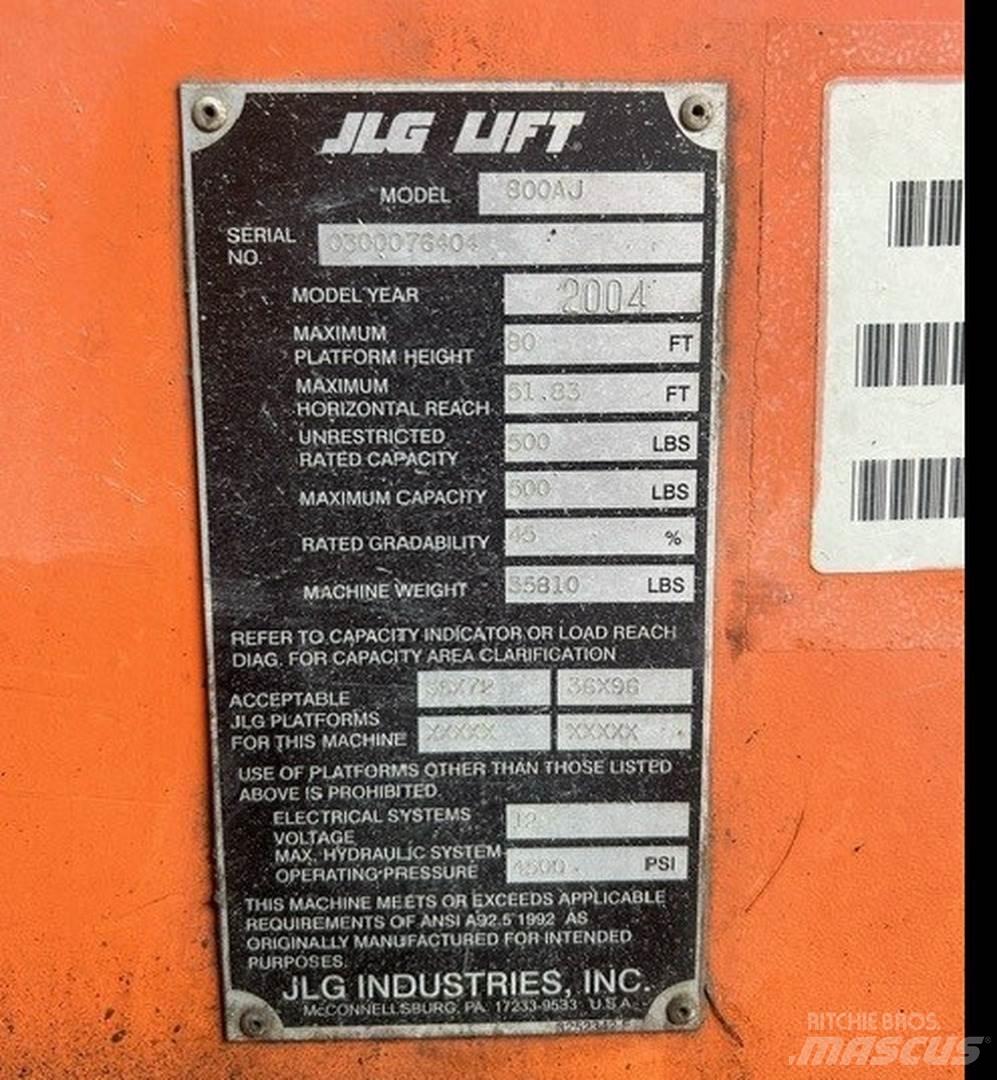 JLG 800AJ Zglobne dvižne ploščadi