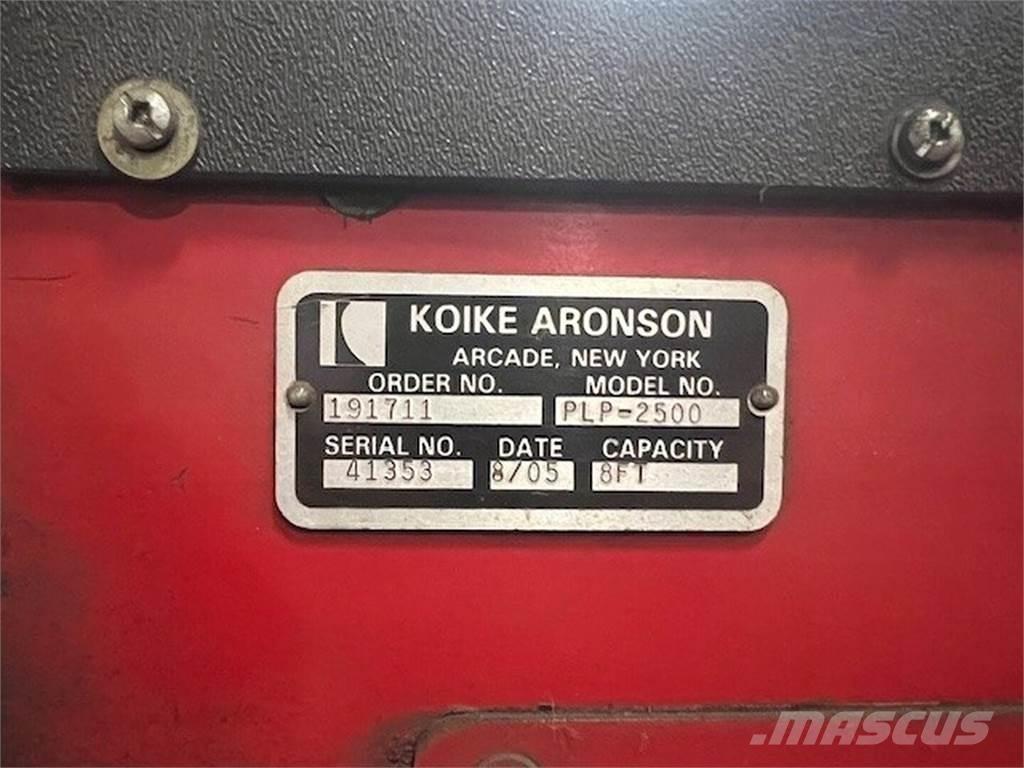  KOIKE PLP-2500 Gradbeništvo - drugo