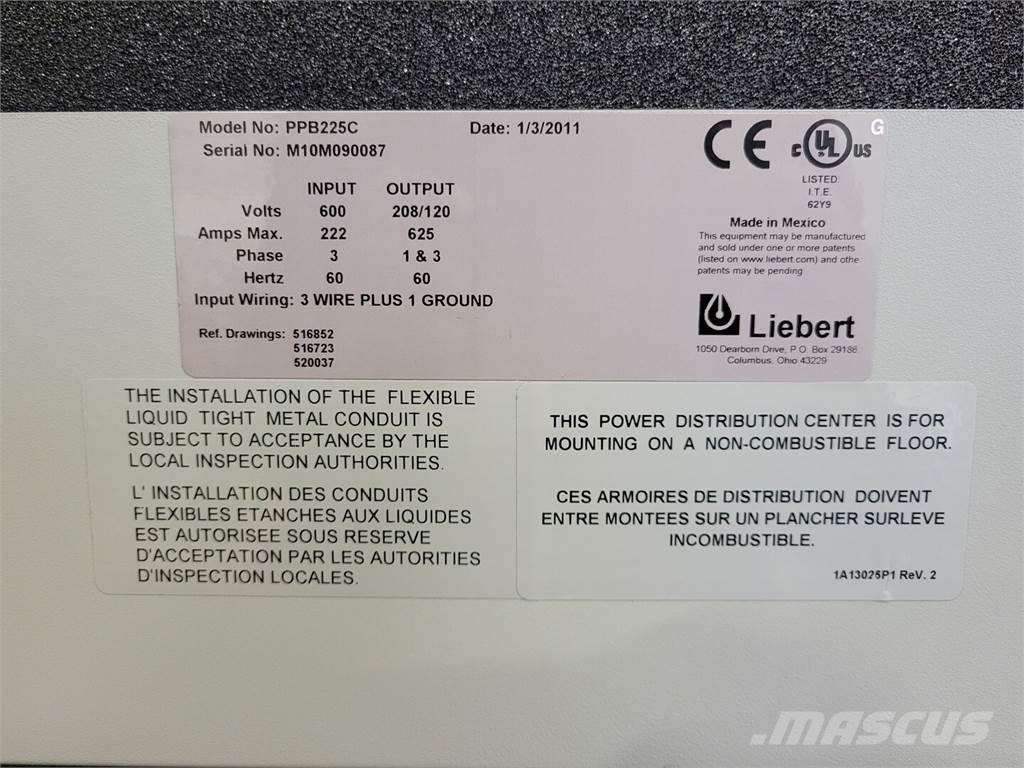  LIEBERT PPB225C Gradbeništvo - drugo