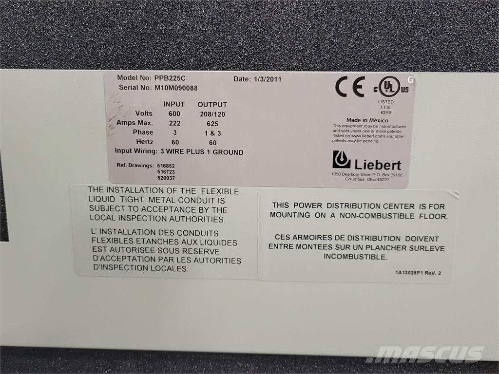  LIEBERT PPB225C Gradbeništvo - drugo