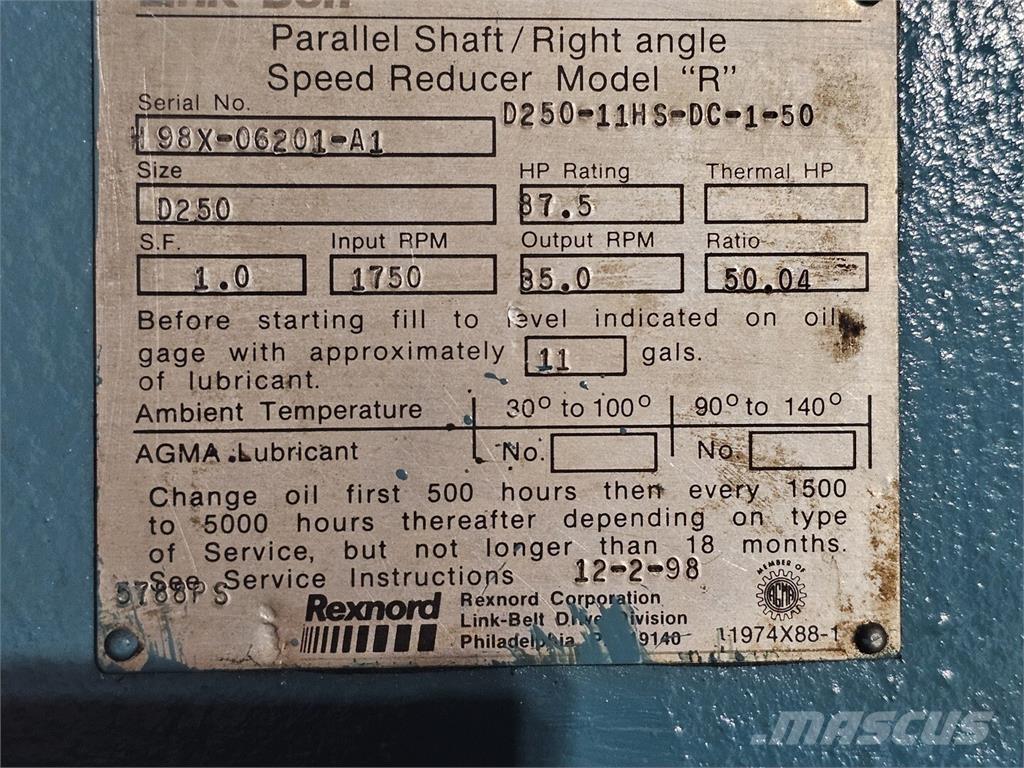 Link-Belt D250 Gradbeništvo - drugo