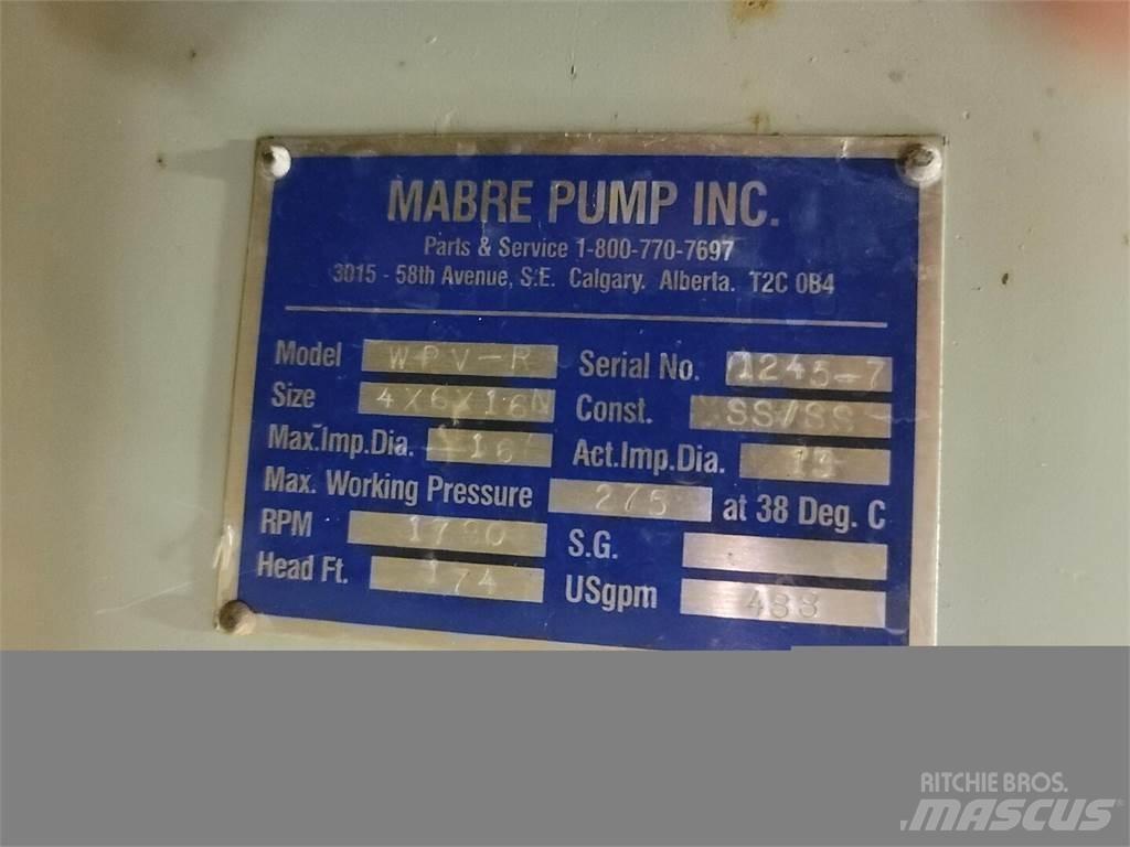  MABRE PUMP WPV-R Vodne črpalke