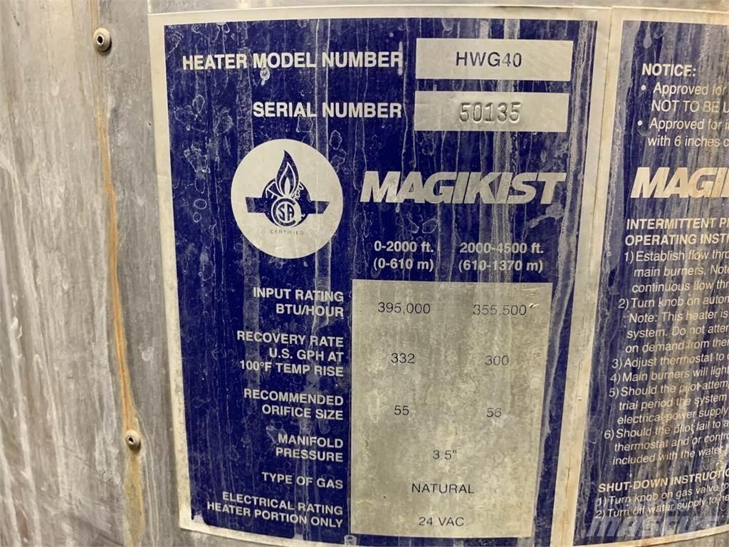  MAGIKIST HWG40 Ogrevalna in odtajevalna oprema