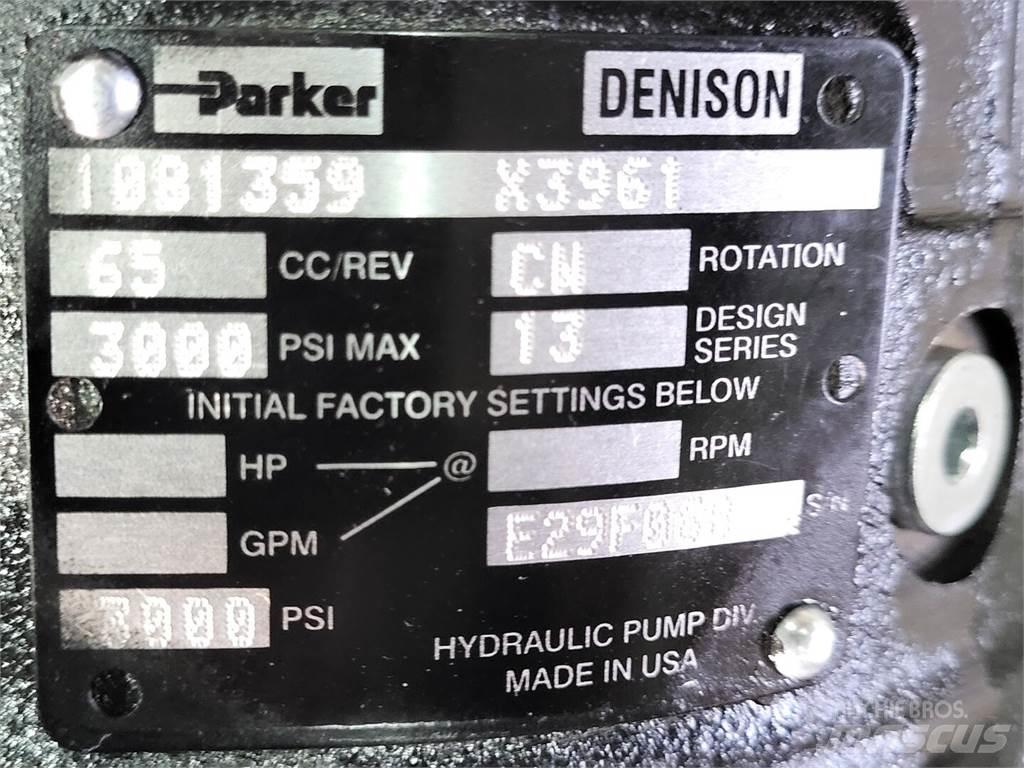 Parker 10B1359 X3961 Vodne črpalke