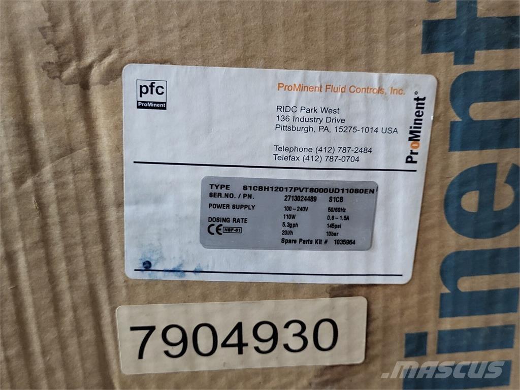  PROMINENT S1CB Vodne črpalke