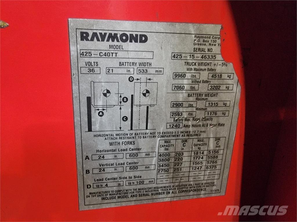 Raymond 425-C40TT Gradbeništvo - drugo