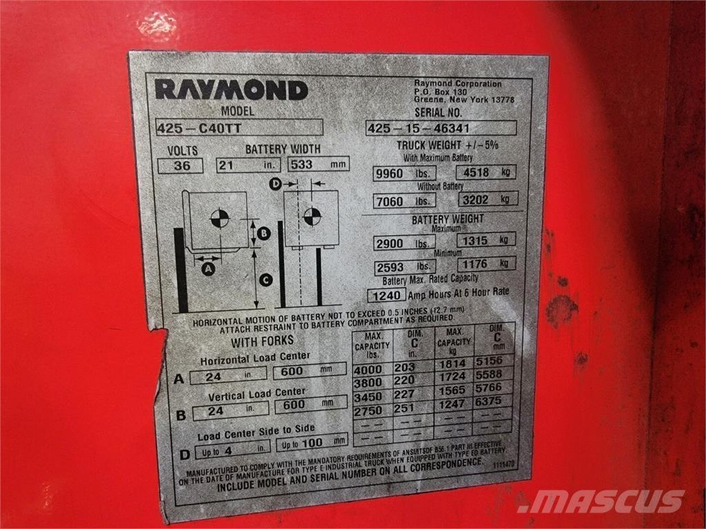 Raymond 425-C40TT Gradbeništvo - drugo