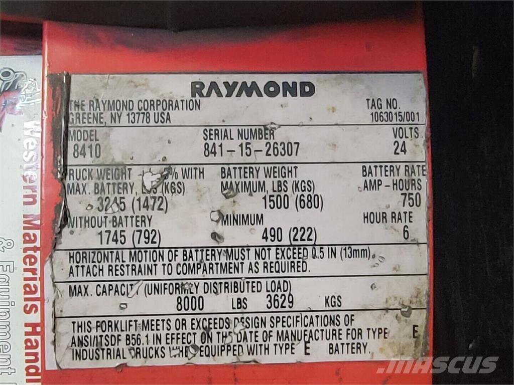 Raymond 8410 Gradbeništvo - drugo