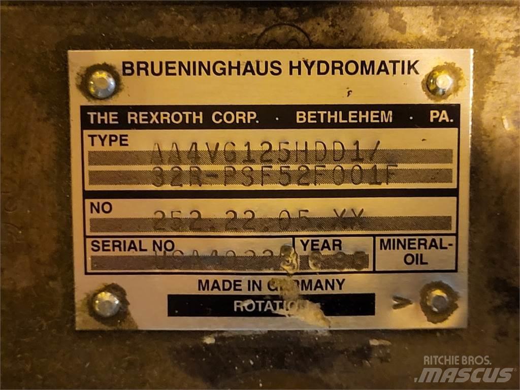 Rexroth A4VG125HDD1 Vodne črpalke