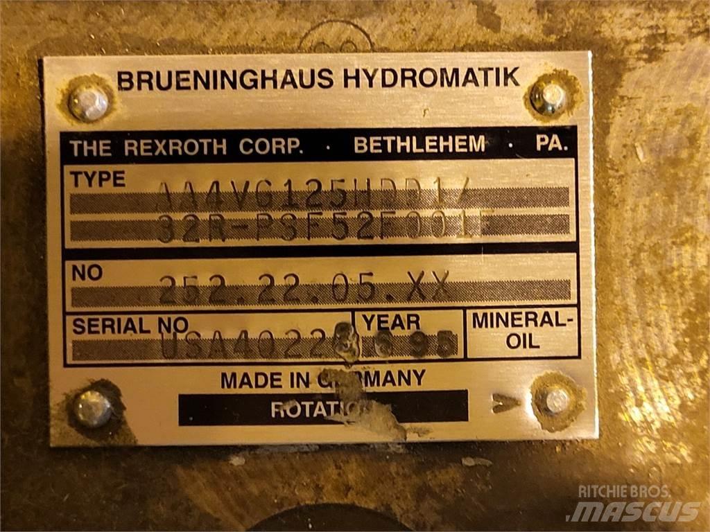 Rexroth A4VG125HDD1 Vodne črpalke