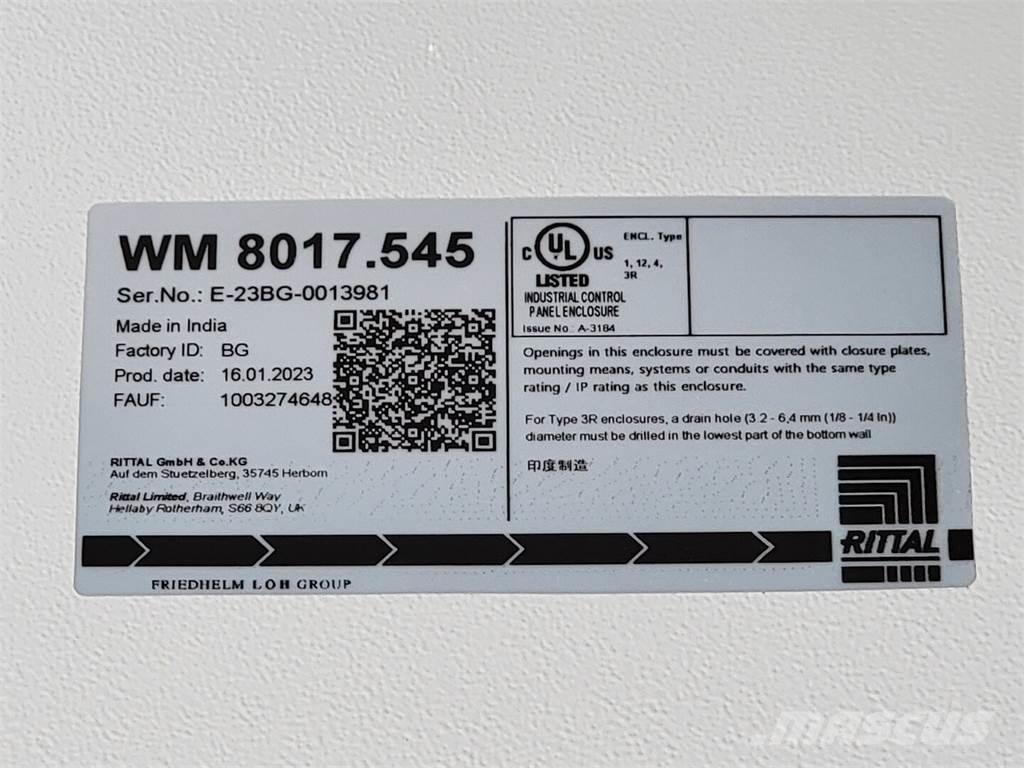  RITTAL WM241608NC Gradbeništvo - drugo