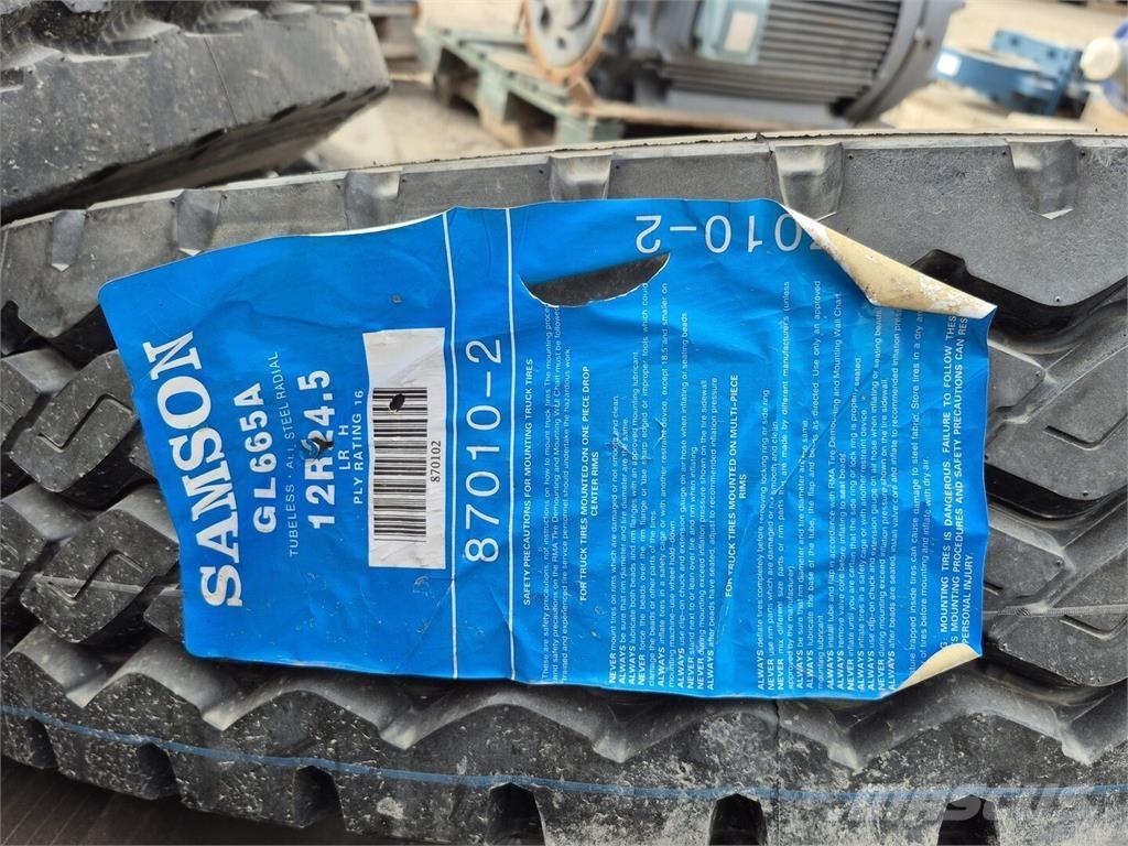 Samson GL665A 12R24.5 Gume, kolesa in platišča