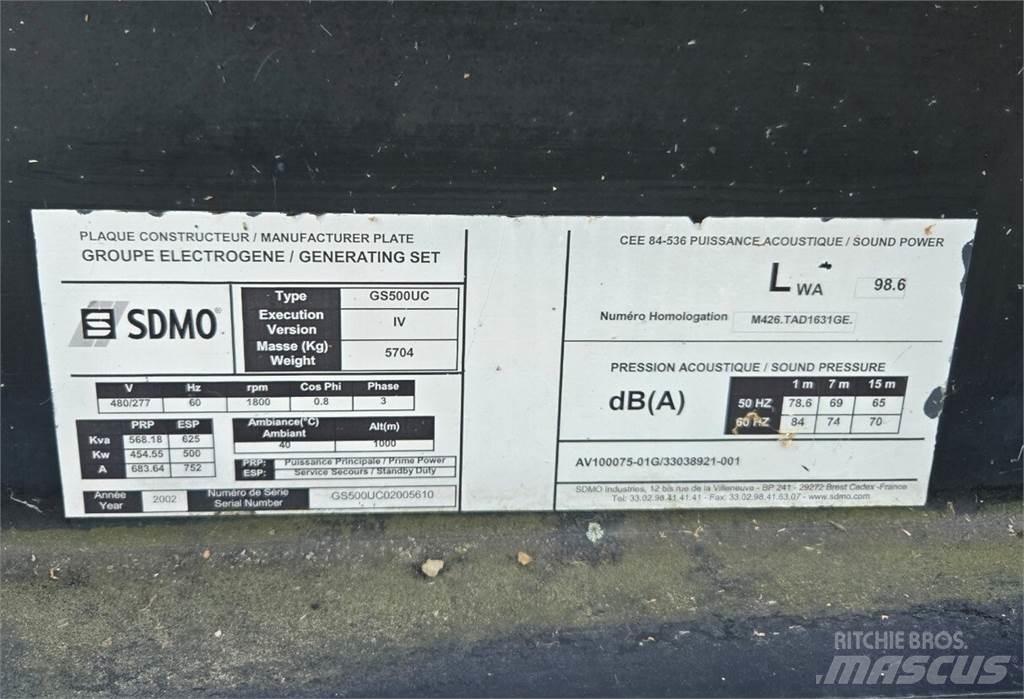 Sdmo GS500UC Dizelski agregati