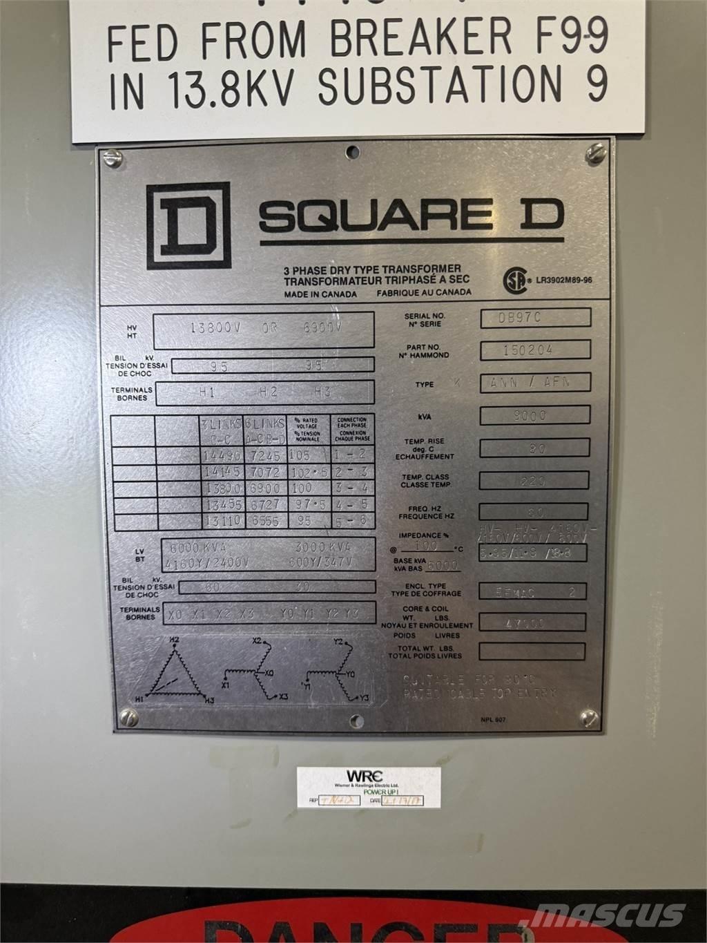  SQUARE D 150204 Gradbeništvo - drugo