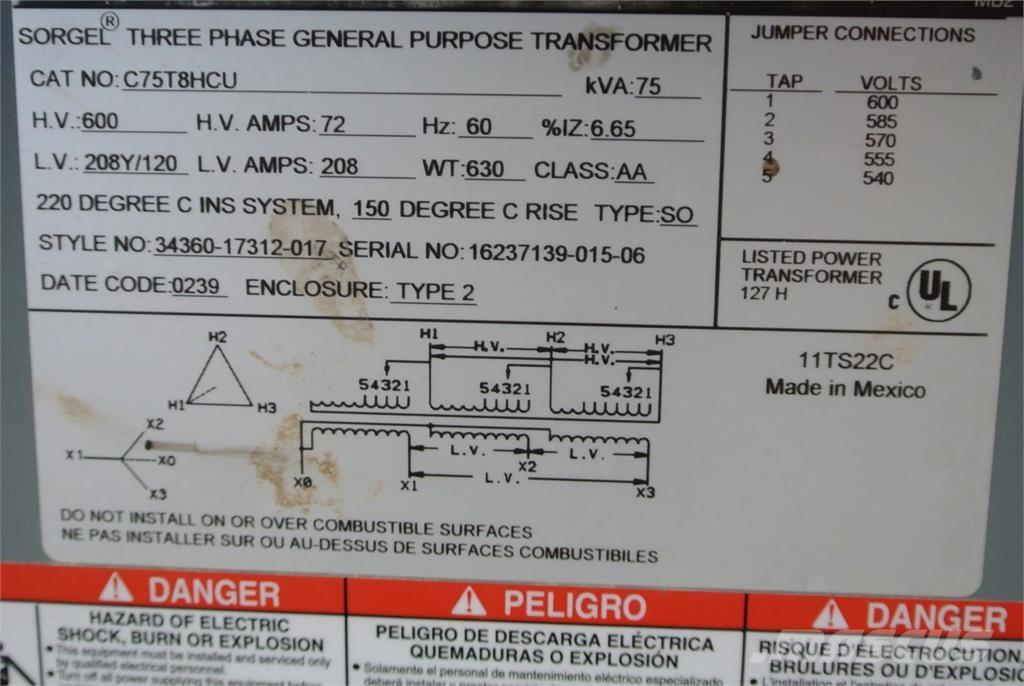  SQUARE D C75T8HCU Gradbeništvo - drugo