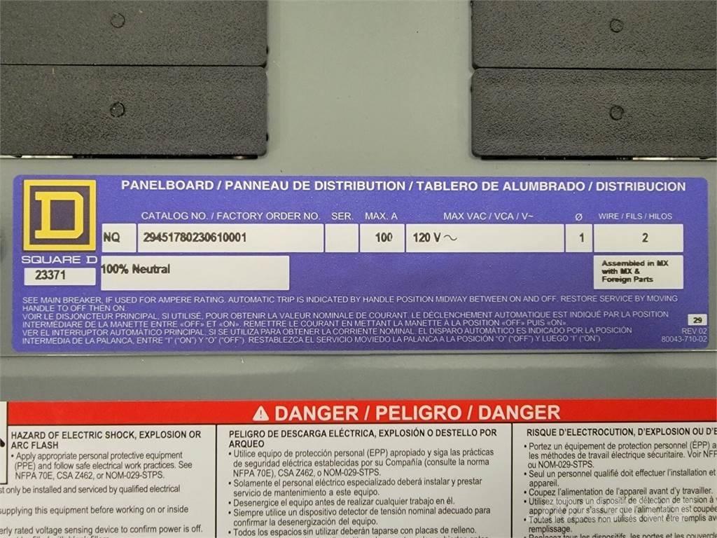  SQUARE D NQ Gradbeništvo - drugo