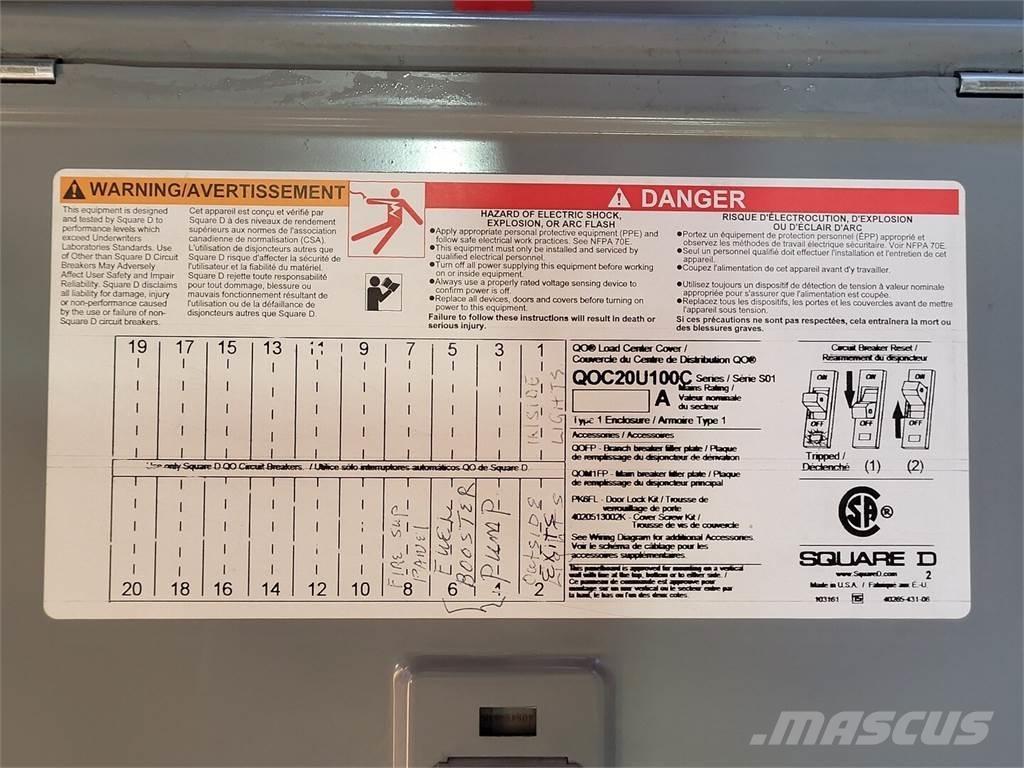 SQUARE D QOC20U100C Gradbeništvo - drugo