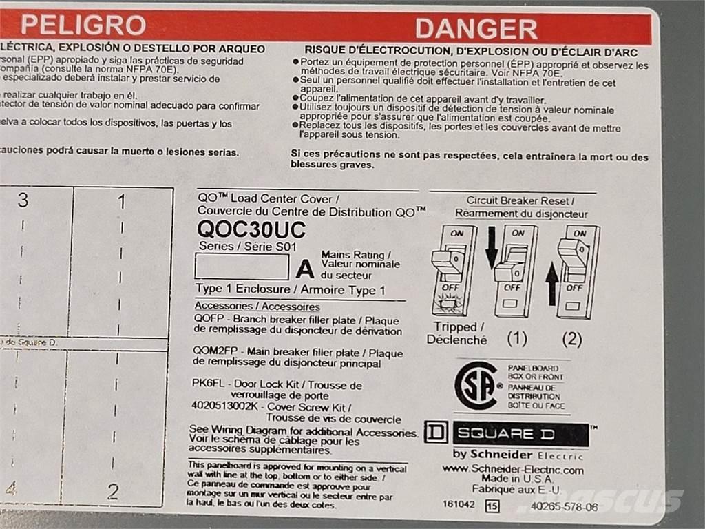  SQUARE D QOC30UC Gradbeništvo - drugo