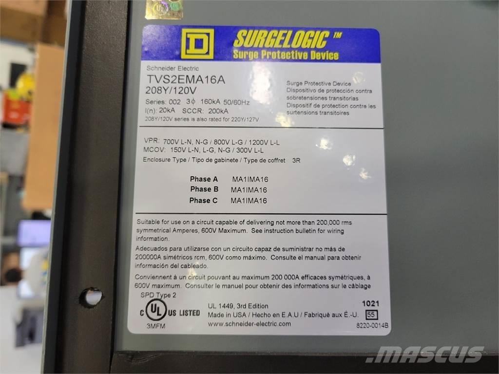  SQUARE D TVS2EMA16A Gradbeništvo - drugo