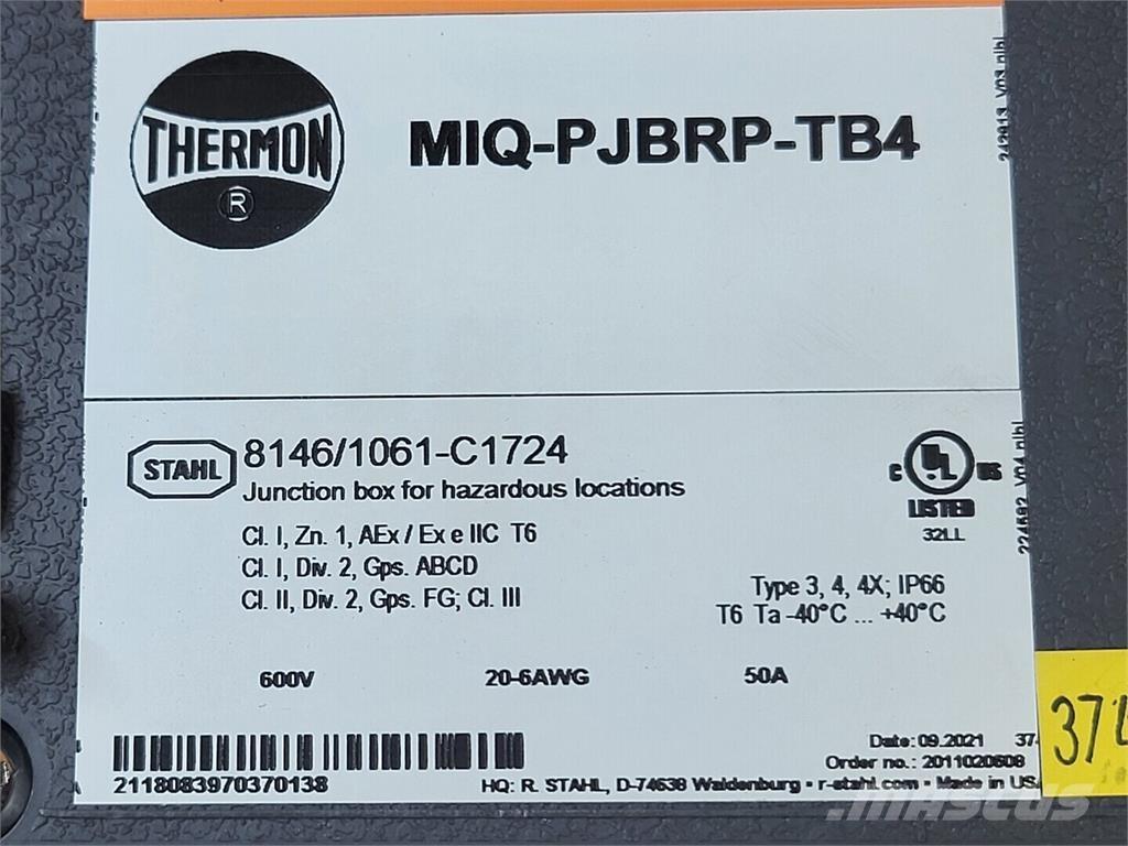  THERMON MIQ-PJBRP-TB4 Gradbeništvo - drugo