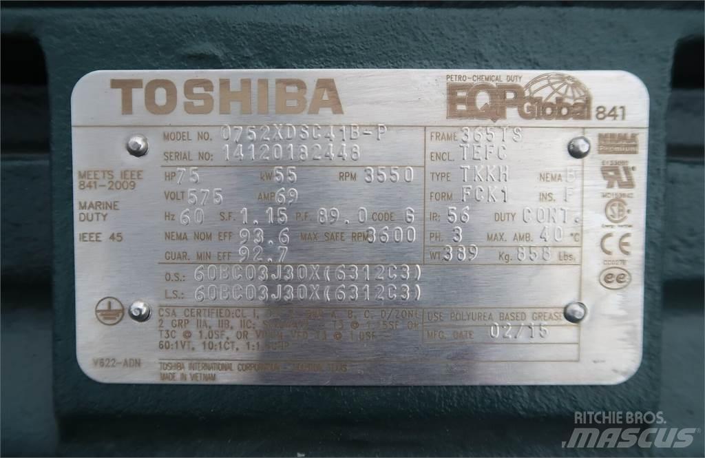  TOSHIBA 0752XDSC41B-P Industrijski motorji