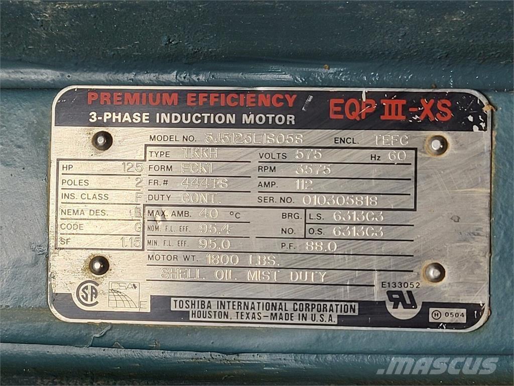  TOSHIBA 3J5125L1S058 Industrijski motorji