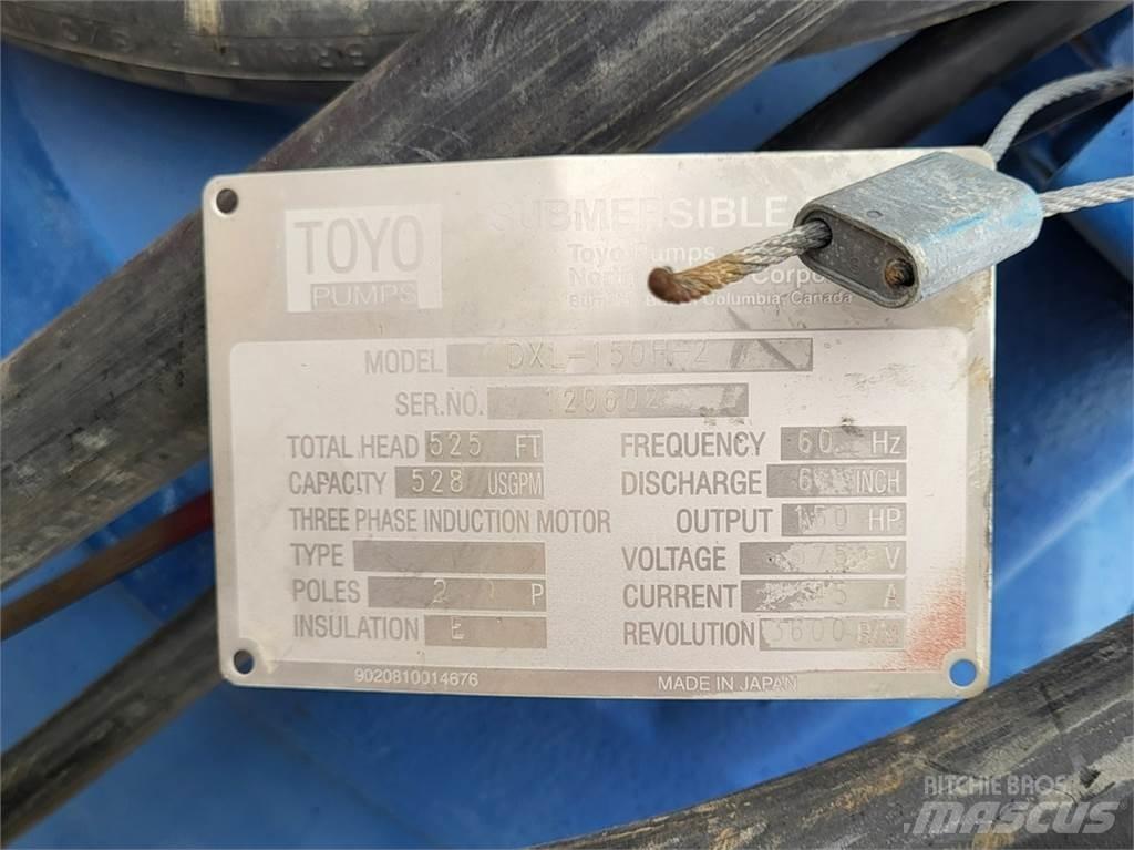 Toyo DXL 150H-2 Vodne črpalke