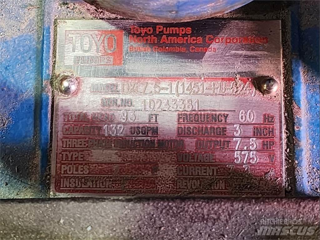 Toyo DXL7.5-1 Vodne črpalke