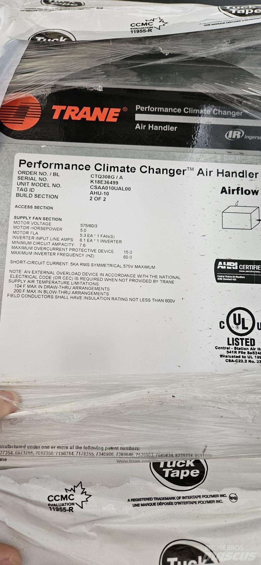 Trane CSAA010UAL00 Ogrevalna in odtajevalna oprema