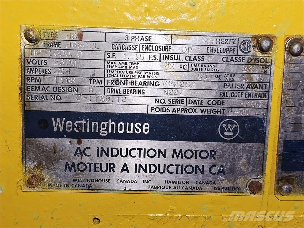 Westinghouse  Industrijski motorji