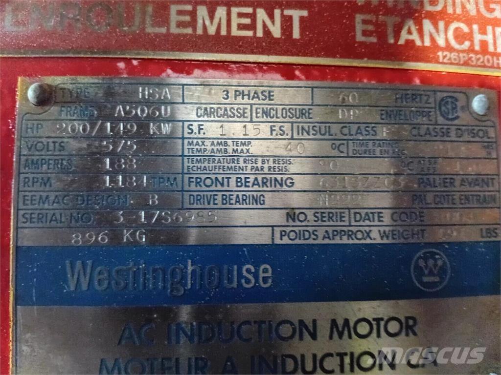 Westinghouse HSA Industrijski motorji