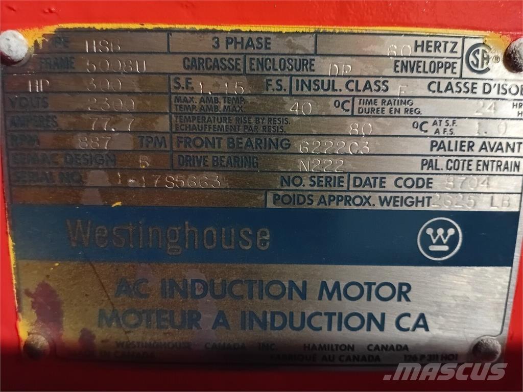 Westinghouse HSB Industrijski motorji