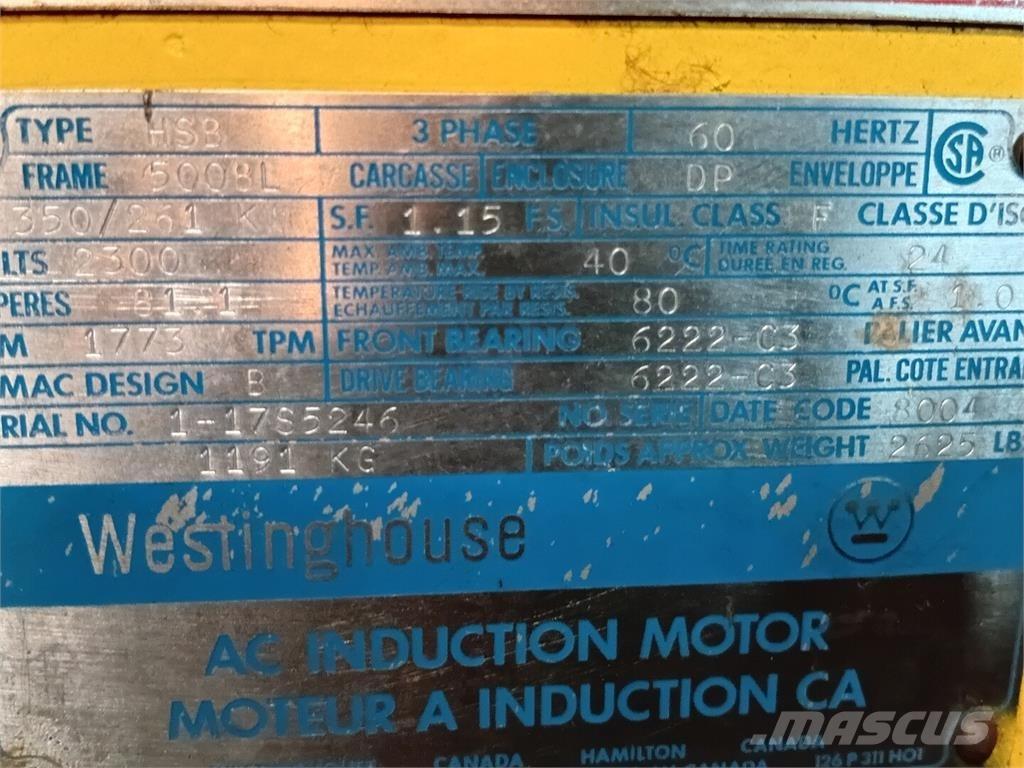 Westinghouse HSB Industrijski motorji