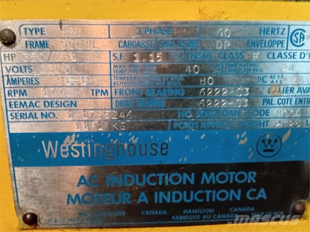 Westinghouse HSB Industrijski motorji